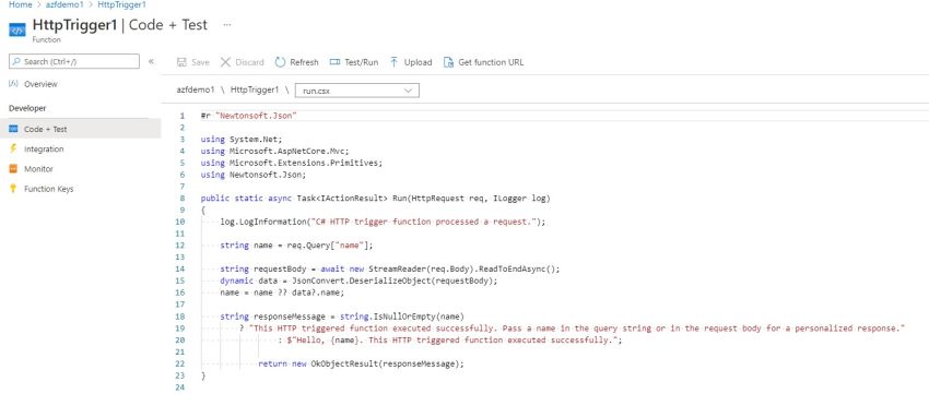 Azure Function - An Serverless Architecture